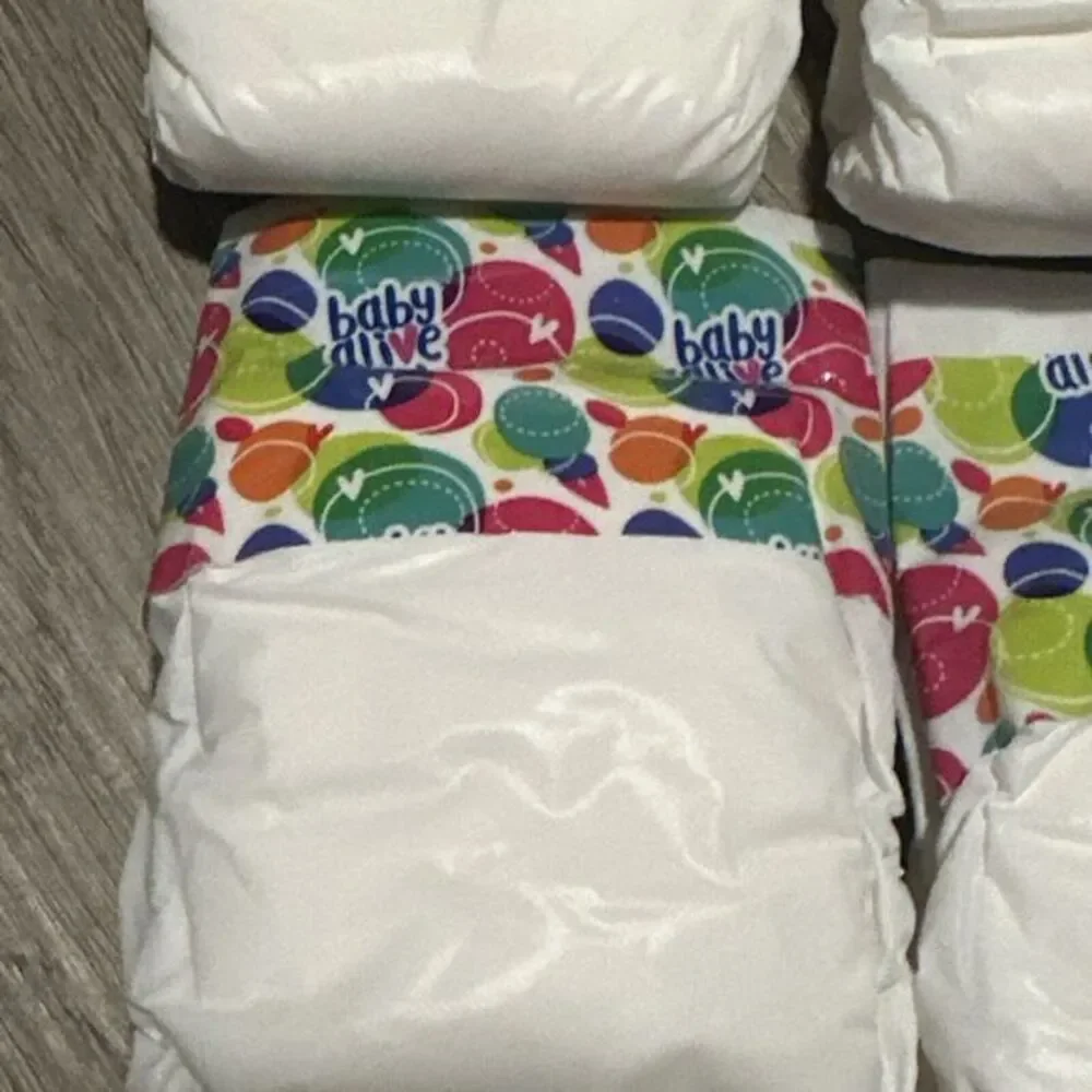 Baby Alive Little Toy Doll‎ Diapers Hasbro Lot of 10